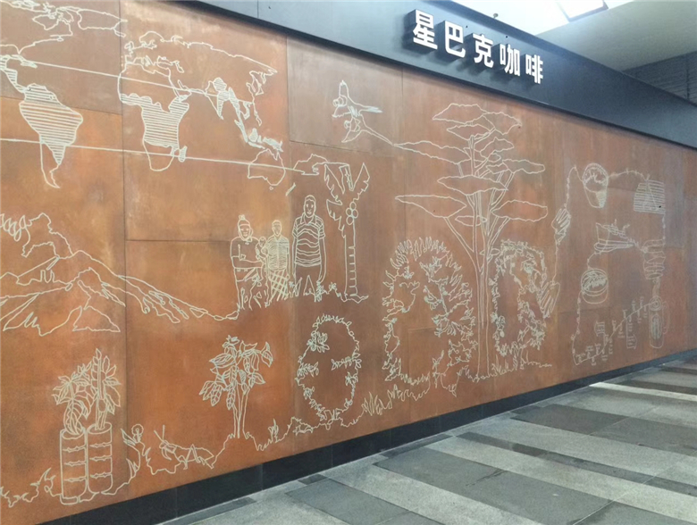 双桥耐候钢幕墙